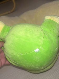 green frog plush