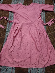Pink Polka Dot Dress