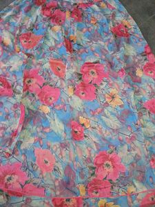 Vibrant Floral Kurta lehenga