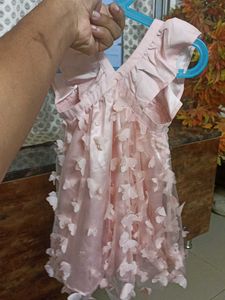 Pink Butterfly Dress