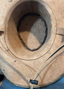 Genuine Leather Cowboy Hat for Unisex