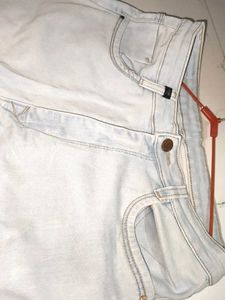 Light Wash Ripped Flare Jeans