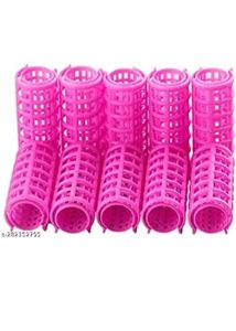 Blue Hair Curlers - Set of 10
