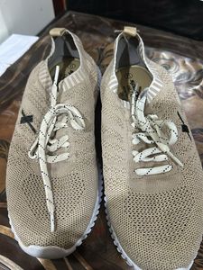 Sparx Women's Beige Sneakers