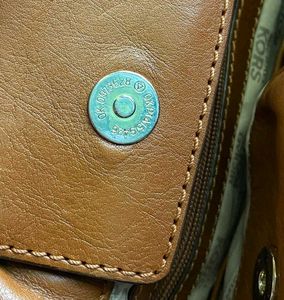 Michael Kors Brown Leather Tote Bag