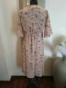Chic Floral Wrap Dress