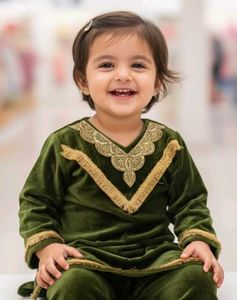 Kids velvet suit 🫠