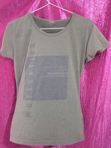 Olive Green Casual Tunic