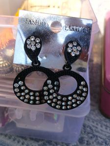 Sparkling Hoop Earrings