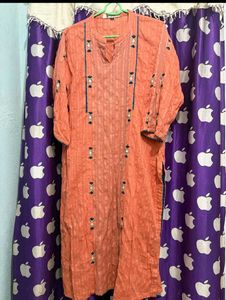 pure cotton Embroidered Kurta