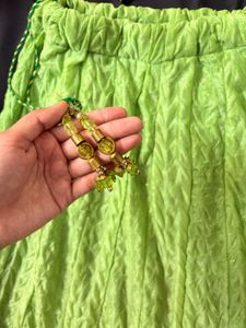 Vibrant Green Lehenga Choli Set