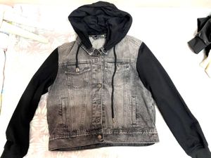 Denim Hooded Jacket