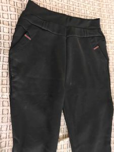 Imported No iron thick Black Women's Pants
