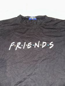 Classic Friends TV Show Black T-Shirt