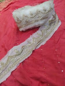 Embellished Fabric Piece lace
