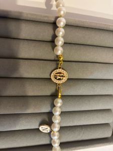 Pearl Bracelet with Charm