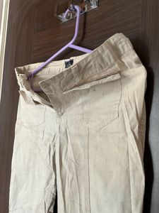 Off white Capri Imported For Ladies