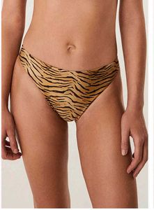 Tiger Print Bikini Bottom