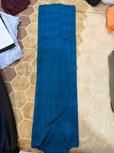 Stylish Blue Checkered Kurta