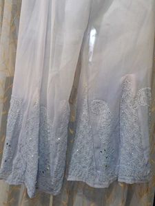 Chanderi Kurti With Plazo And Duppada