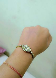 Sparkling Rhinestone Cuff Bracelet