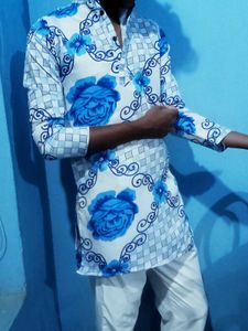 Floral Print Kurta