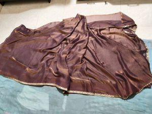 Elegant Purple Silk Saree