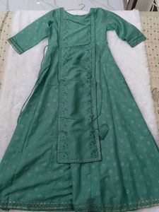 Elegant Teal Ethnic dress