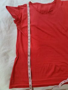 Red Casual T-Shirt