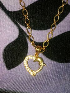 Gold Heart Chain