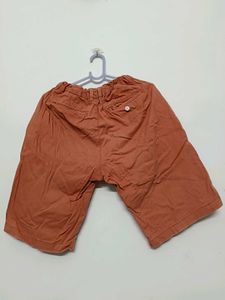 Orange Cropped Pants