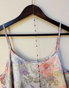 Satin Floral Cami Tank Top