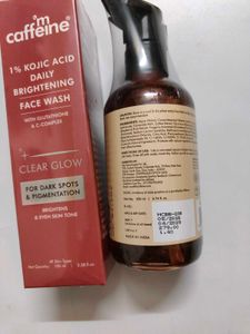 mCaffeine 1% Kojic Acid Daily Brightening Face Was