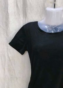 Chic Black Ruched Maxi Dress
