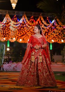 Stunning Red Bridal Lehenga