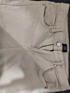 Women's Wide Leg Beige Pants