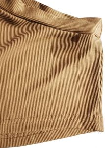 Ribbed Halter Neck Crop Top