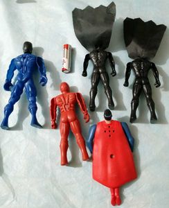 5 medium size toys.