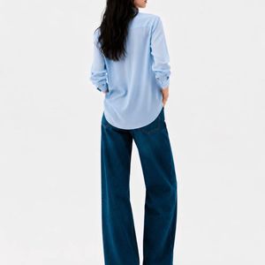 Light Blue Classic Button-Down Shirt