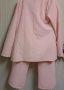 Baby Pink Formal Co-Ord Set | Blazer &amp;  Pant