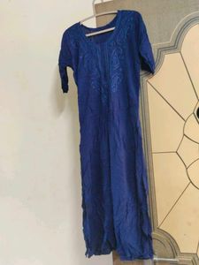 Navy Blue Kurta
