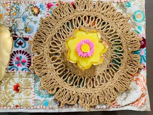 sunflower Urli candle