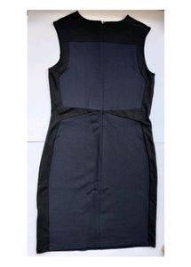 Navy blue &amp; black formal dress