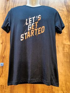 "Let's Get Started" Graphic Tee