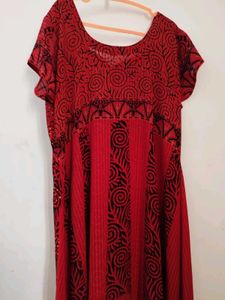 Bohemian Red Maxi Dress