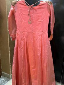 party wear coral suit set