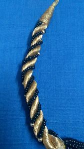 Black and Golden chokar necklace