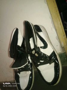 Stylish White &amp; Black Sneakers