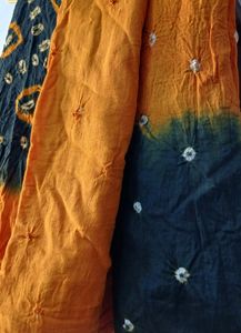 🤩Bandhani Printed Unstitched Beautiful Kurta Set