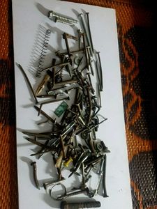 Assorted Nails, Screws, and Hardware